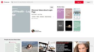 MyUFHealth - Login Page | medical | Medical, Login page - Pinterest