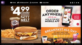 Jack In The Box - Homepage