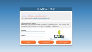 Universal - Portal Login