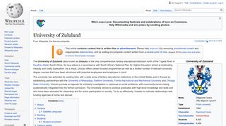 University of Zululand - Wikipedia
