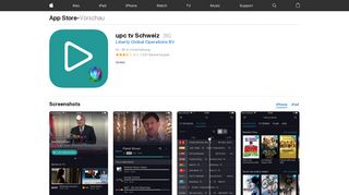 upc tv Schweiz im App Store - iTunes - Apple