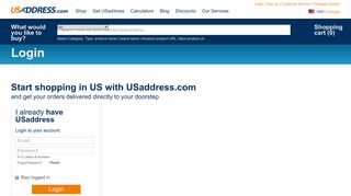 Log-In | USaddress.com