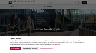 Email for students - UvA Students - University of Amsterdam