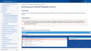 Activating your MyUWF/ArgoNet Account - UWF Public Knowledge ...