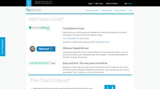 How To Reload | MyVanilla Reloadable Prepaid Card