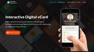 Make My vCard: Digital Business Card Maker App