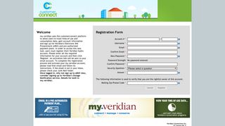 my.veridian Registration