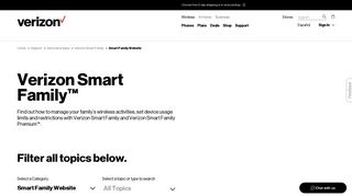 Verizon Smart Family - Smart Family Website | Verizon Wireless