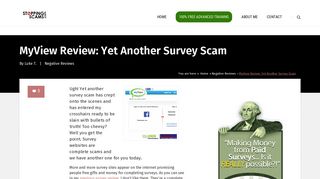 MyView Review: Yet Another Survey Scam - StoppingScams.com