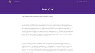 Terms And Conditions | My Vikings Account