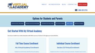 Apply Now - My Virtual Academy