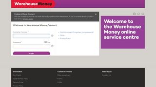 Online Banking - Warehouse Money