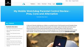 My Mobile Watchdog Parental Control Review - Pros, Cons and ...