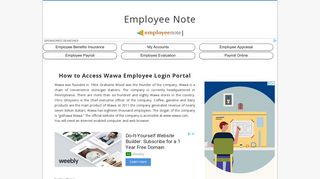 How to Access Wawa Employee Login Portal – Employee Note