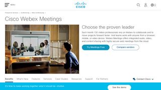 Virtual meetings - Cisco Webex Meetings - Cisco