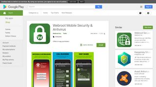 Webroot Mobile Security & Antivirus - Apps on Google Play