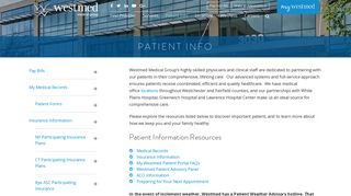 Patient Information - Westmed Medical Group