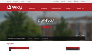ITS - myWKU | Western Kentucky University
