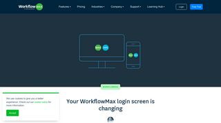 Your WorkflowMax login screen is changing
