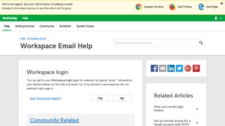 Workspace login | Workspace Email - GoDaddy Help US
