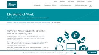 My World of Work | Skills Development Scotland
