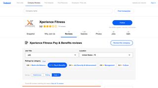 Working at Xperience Fitness: Employee Reviews about Pay ... - Indeed