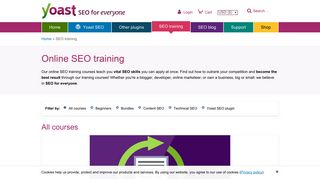 Online SEO training: Follow an online SEO course at Yoast