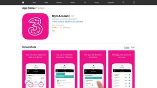 My3 Account on the App Store - iTunes - Apple