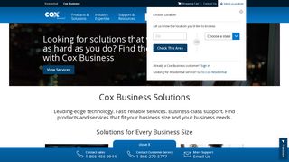 Business Internet, Phone and TV | Cox Business Services