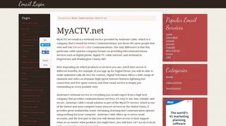 MyACTV.net Email Login – Antietam Cable Webmail Log In