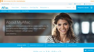 About MyAflac - Individuals | Aflac