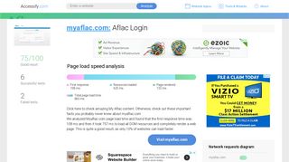 Access myaflac.com. Aflac Login