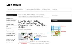MyAflac Login Portal – Www.MyAflac.Com Aflac Employee Login ...
