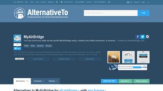 MyAirBridge Alternatives and Similar Apps and Websites ...
