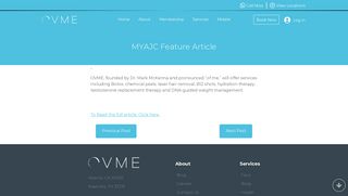 MYAJC Feature Article | OVME Aesthetics