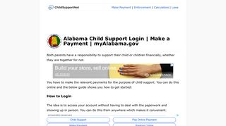 Alabama Child Support Login | Make a Payment | myAlabama.gov ...