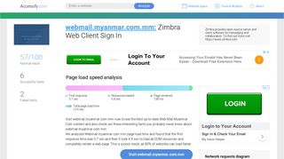 Access webmail.myanmar.com.mm. Zimbra Web Client Sign In