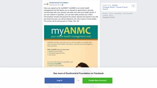 Have you signed up for myANMC? myANMC is... - Southcentral ...