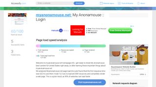 Access myanonamouse.net. My Anonamouse :: Login