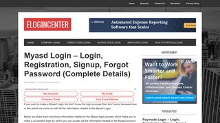 Myasd Login - Login, Registration, Signup, Forgot Password ...