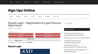 Myasd Login – Registration & Login Process [Start Now]