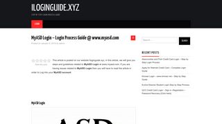 MyASD Login – Login Process Guide @ www.myasd.com