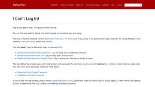 I Can't Log In! - Balsamiq Support Portal