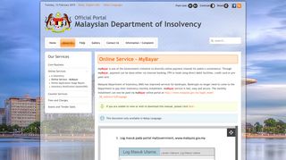 Online Service - MyBayar - MdI