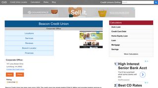 Beacon Credit Union - Lynchburg, VA - Credit Unions Online