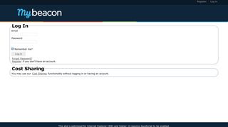 Beacon Portal: Log in
