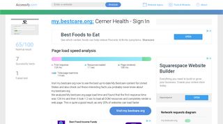 Access my.bestcare.org. Cerner Health - Sign In