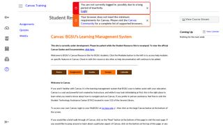 Student Resource Site - bgsu.instructure.com