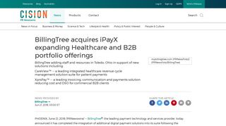 BillingTree acquires iPayX expanding Healthcare and B2B portfolio ...