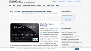 Black Card Login - www.myluxurycard.com Customer Service ...